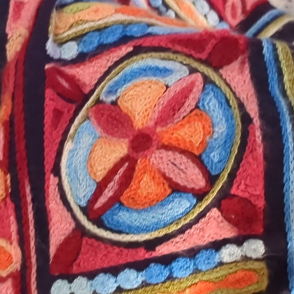 Boho Embroidered Bell Sleeve Blouse - Picture 5 of 6